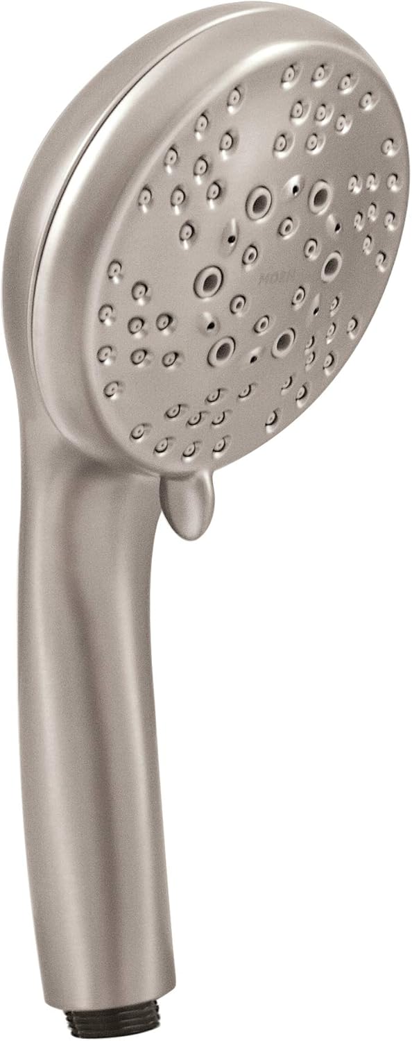 Moen 26558SRN Refresh 5 Function Hand Held Shower Head Package With 60 Inch Metal Hose, Brushed Nickel