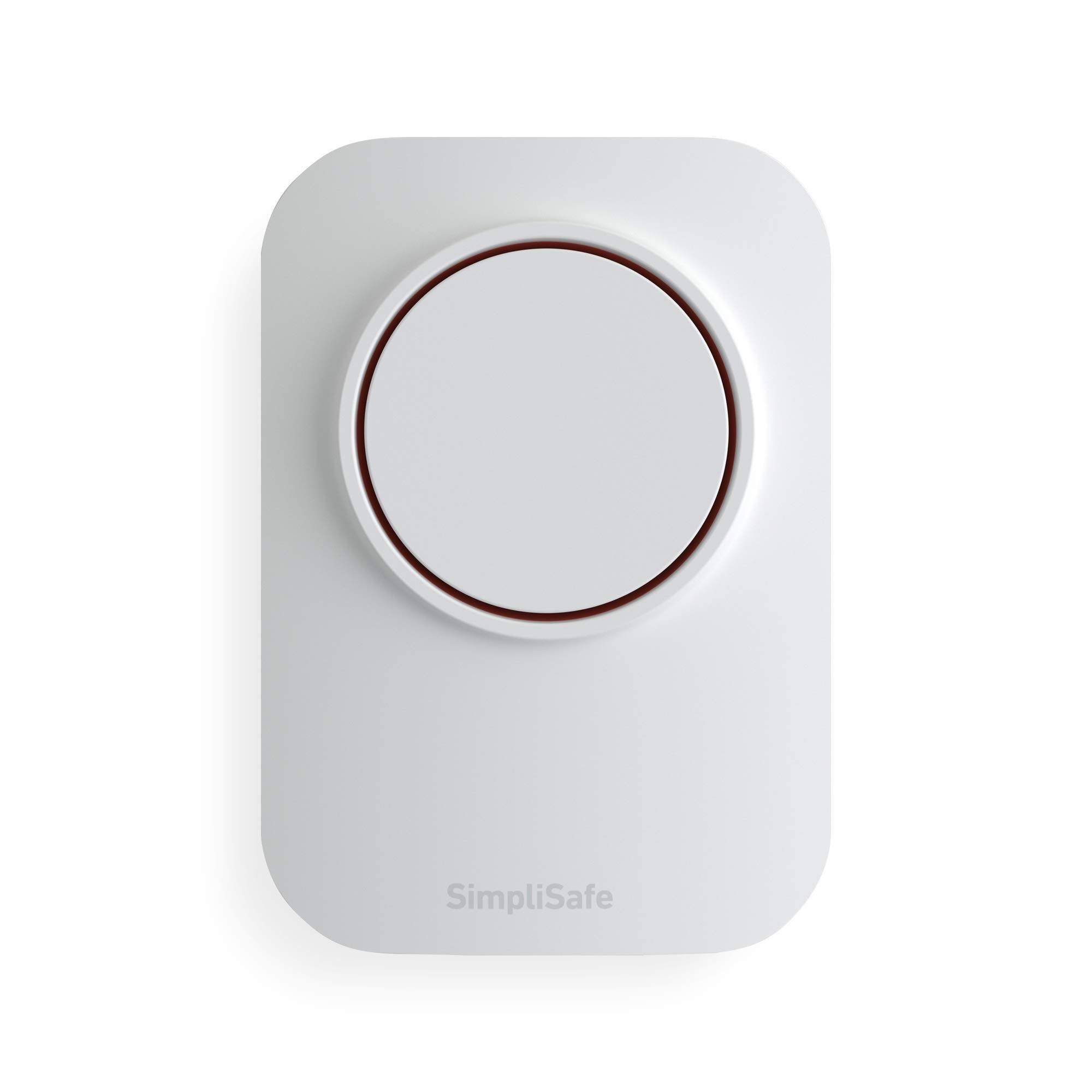 SimpliSafe - Wireless Auxiliary Siren - White