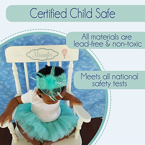 Personalized Natural Childrens Rocking Chair (Transportation)