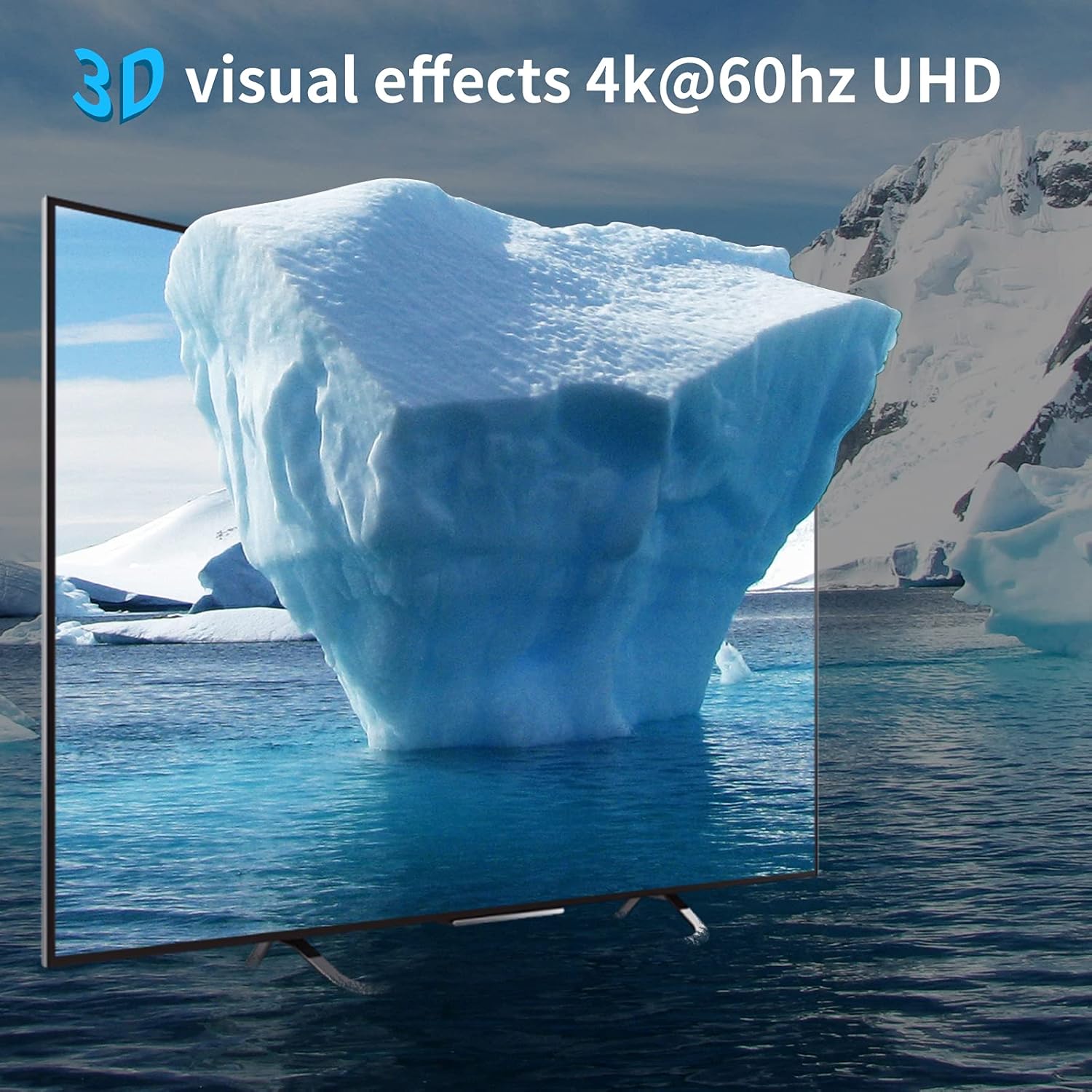 Synvisus DisplayPort KVM Switch 4 Port 3D UHD 4K@60Hz, 2K@120Hz 4 in 1 Out USB and DP1.2 KVM Switcher, with 4 USB Cables