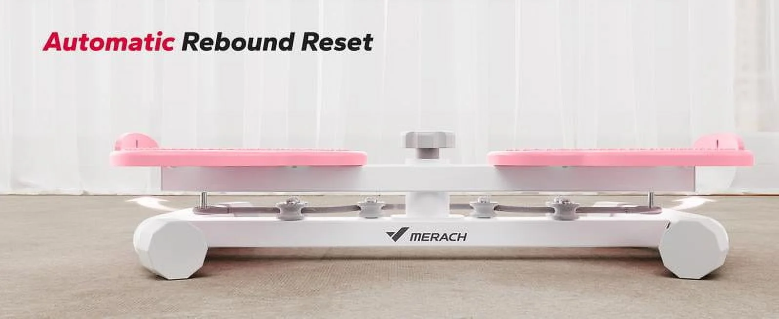MERACH Waist twist Machine, slim waist and toned abs, 300 lbs weighing, can stand with feet apart, double non-slip, no noise use Exercise Equipment Abdominal Roller Workout