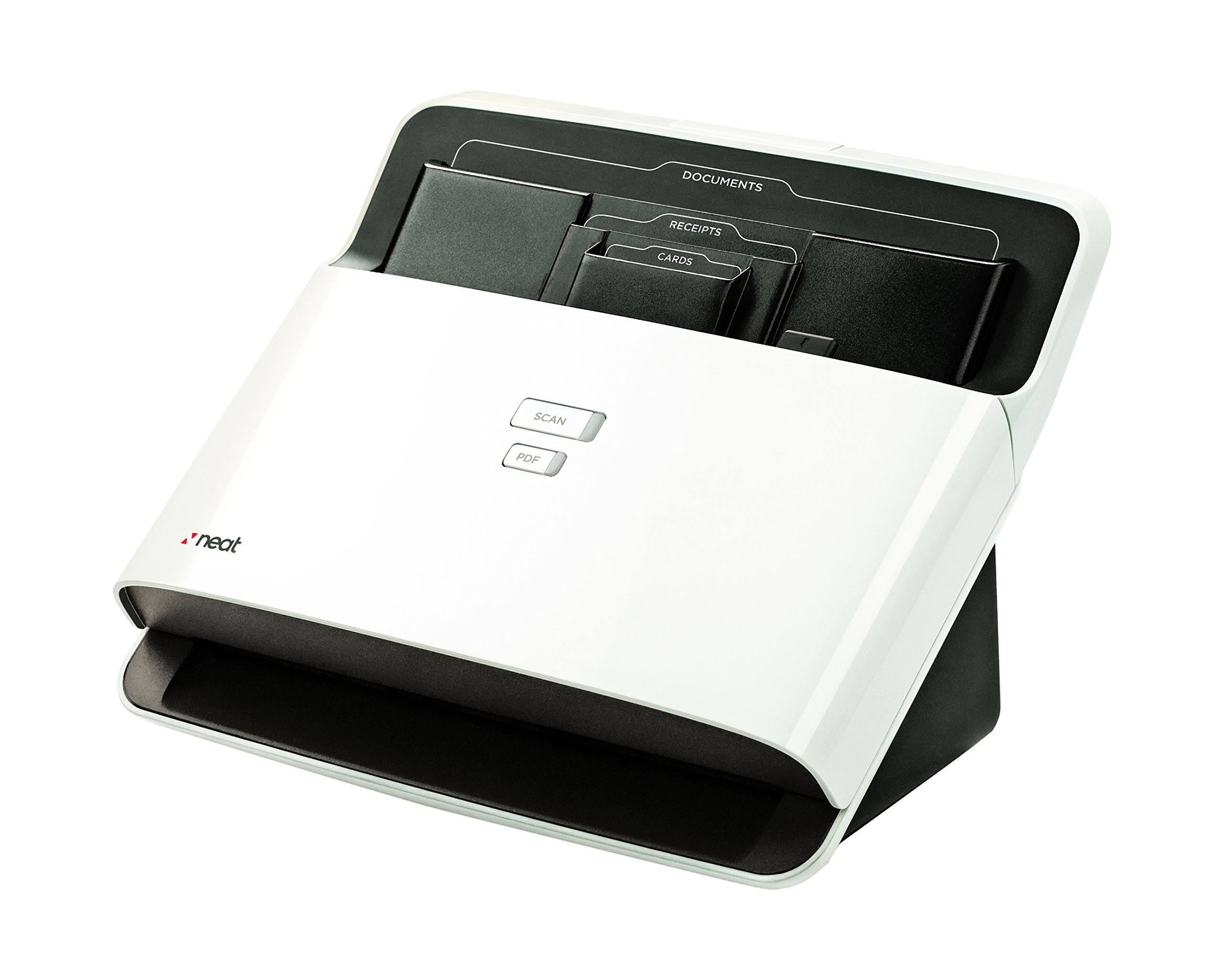 The Neat Company NeatDesk Desktop Scanner and Digital Filing System, White