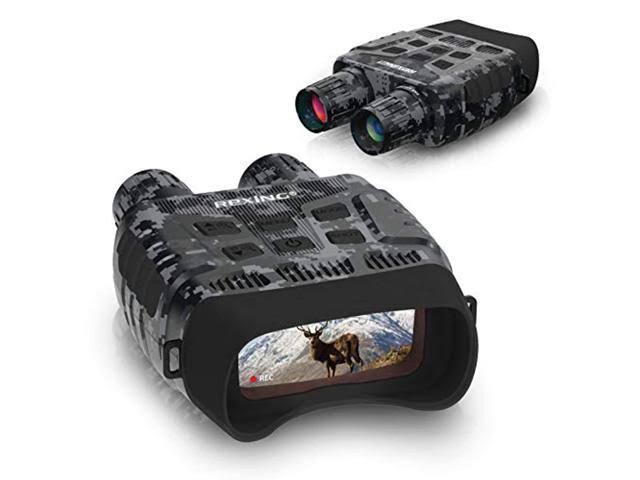 Rexing B1 (Digital Camo) Night Vision Goggles Binoculars with LCD Screen, Infrared (IR) Digital Camera, Dual Photo + Video Reco