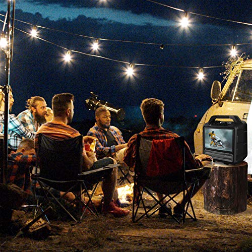 Monster Vision | Portable Entertainment System, 15.6” Full HD Screen, 60W Audio | Up to 25 Hours Playback | Two HDMI Ports for Your Favorite Smart Streaming Device & Gaming Console | Portable TV