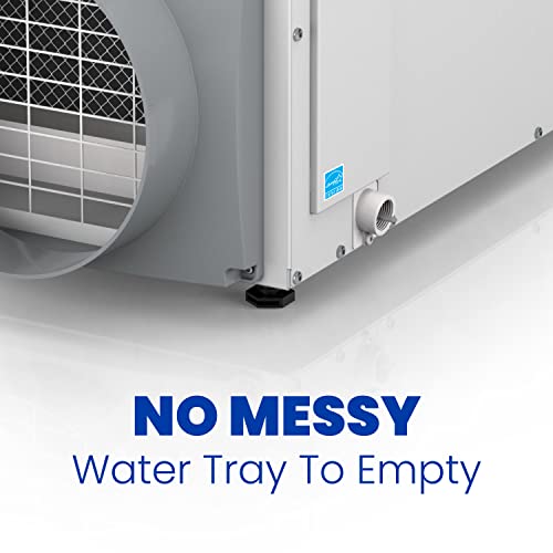 AprilAire E080 Pro 80-Pint Whole-House Dehumidifier, Energy Star Certified, Commercial-Grade Whole-Home Dehumidifier for Basement, Crawlspace, or Whole House up to 4,400 sq. ft.