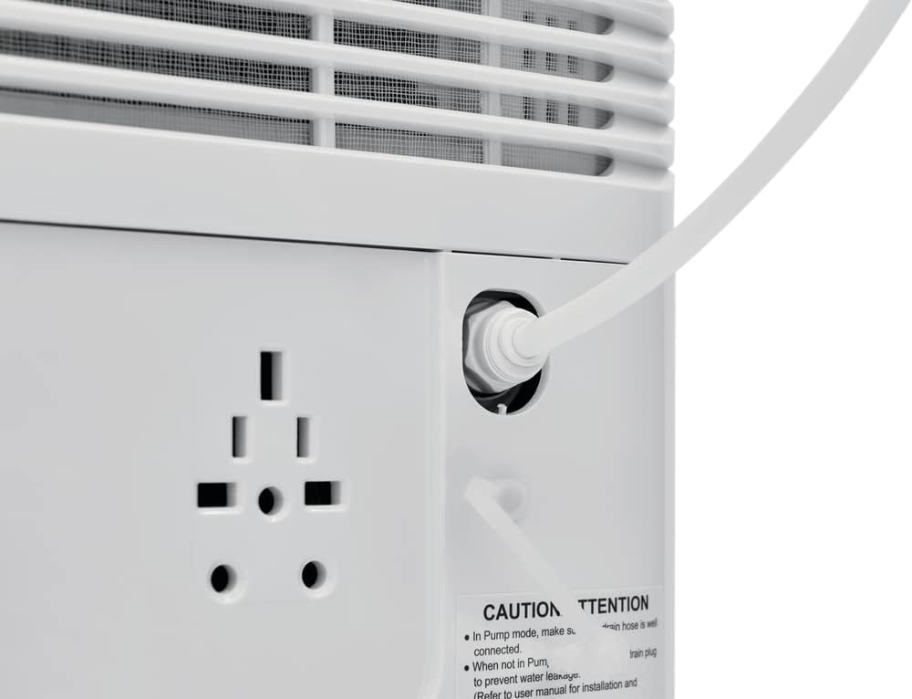 Frigidaire Dehumidifier, High Humidity 50 Pint Capacity with Built In Pump, in White