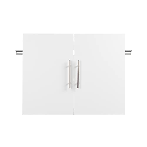 Prepac HangUps Upper Storage Cabinet - Elegant and Spacious Wall Cabinets to Maximize Your Storage, 36" Size, Classic White Finish