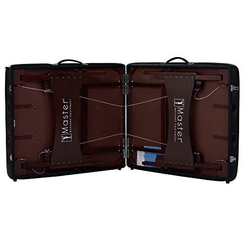Master Massage 30" Roma Therma-Top Portable Massage Table Pro Package, Black, Adjustable Heating System