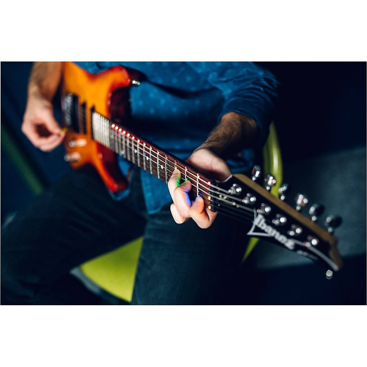 Fret Zealot LED Guitar Instruction 24.75x22 Scale Length