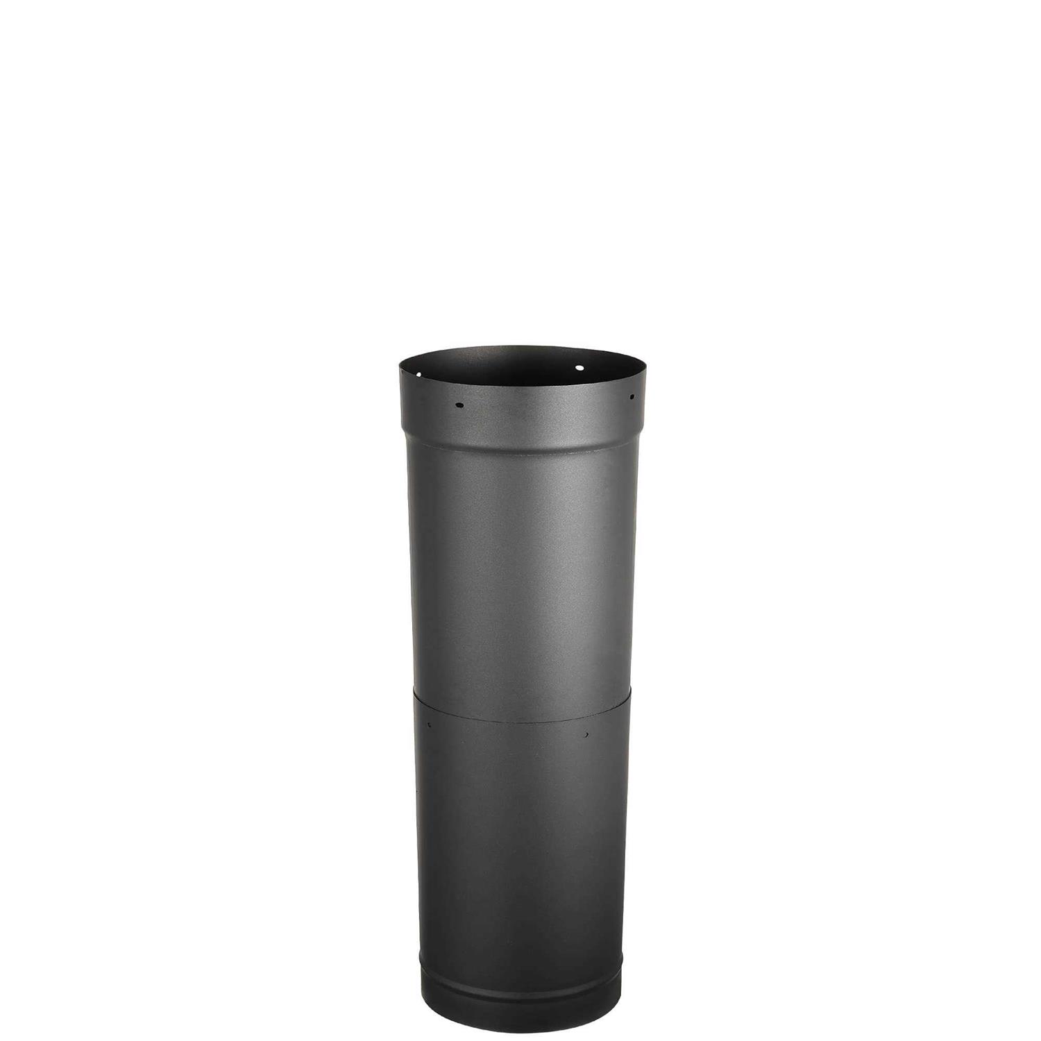 AllFuel HST Telescoping Single Wall Black Stove Pipe