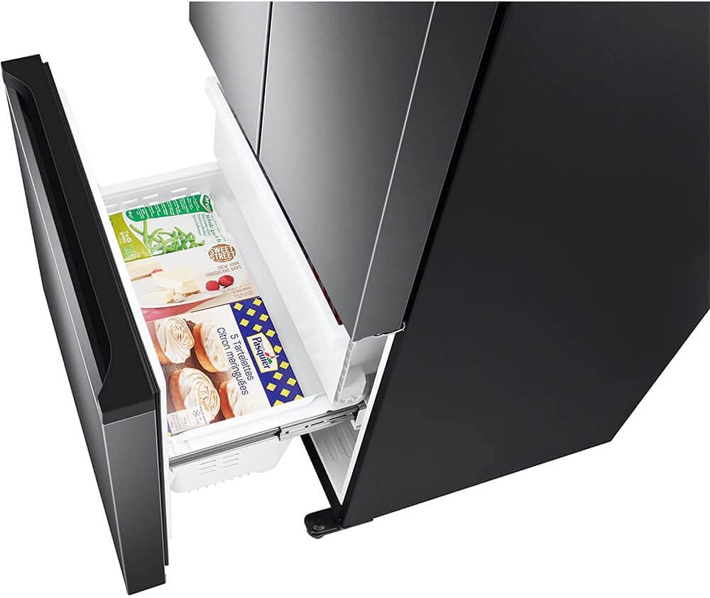 SAMSUNG RF18A5101SG 18 Cu. Ft. Smart Counter Depth French Door Refrigerator - Black Stainless