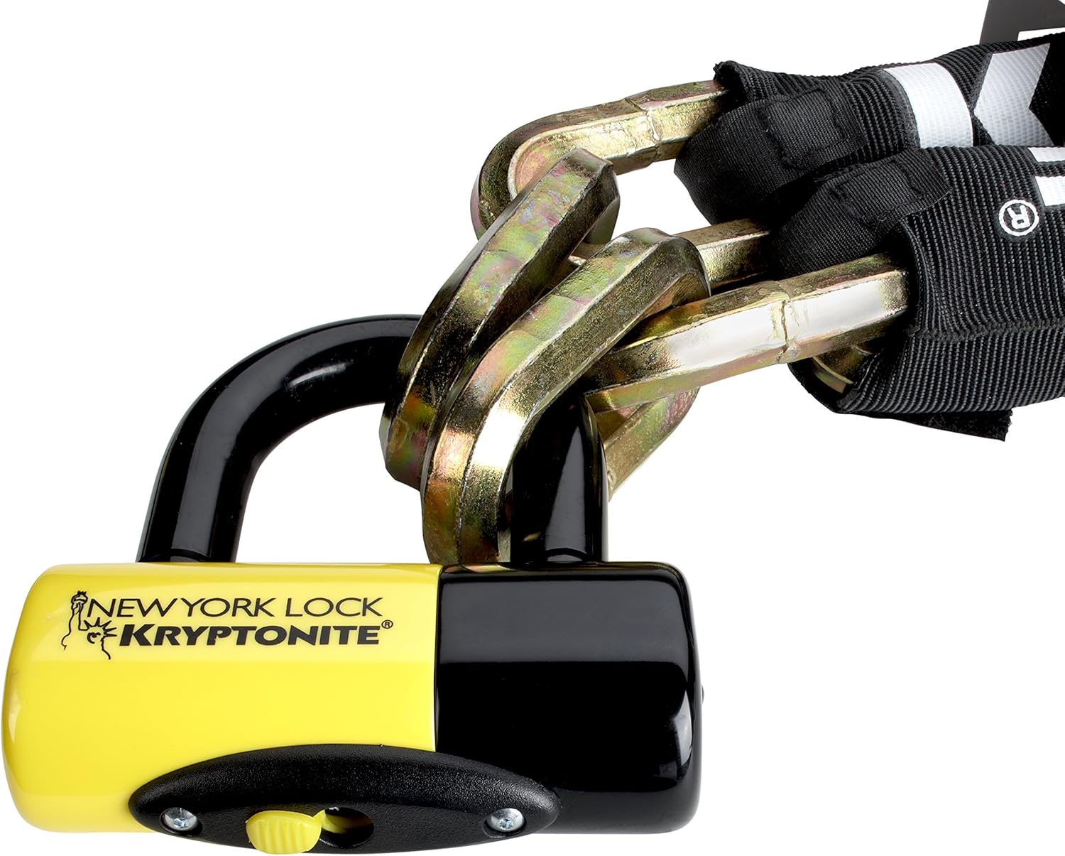 Kryptonite New York FAHGETTABOUDIT 1410 14mm Chain & New York Lock 15mm Disc Lock