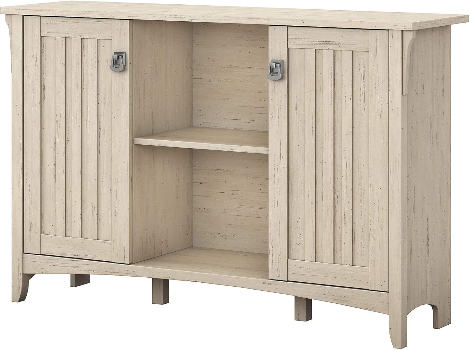 Bush Furniture Salinas Accent Storage Cabinet with Doors in Vintage Black