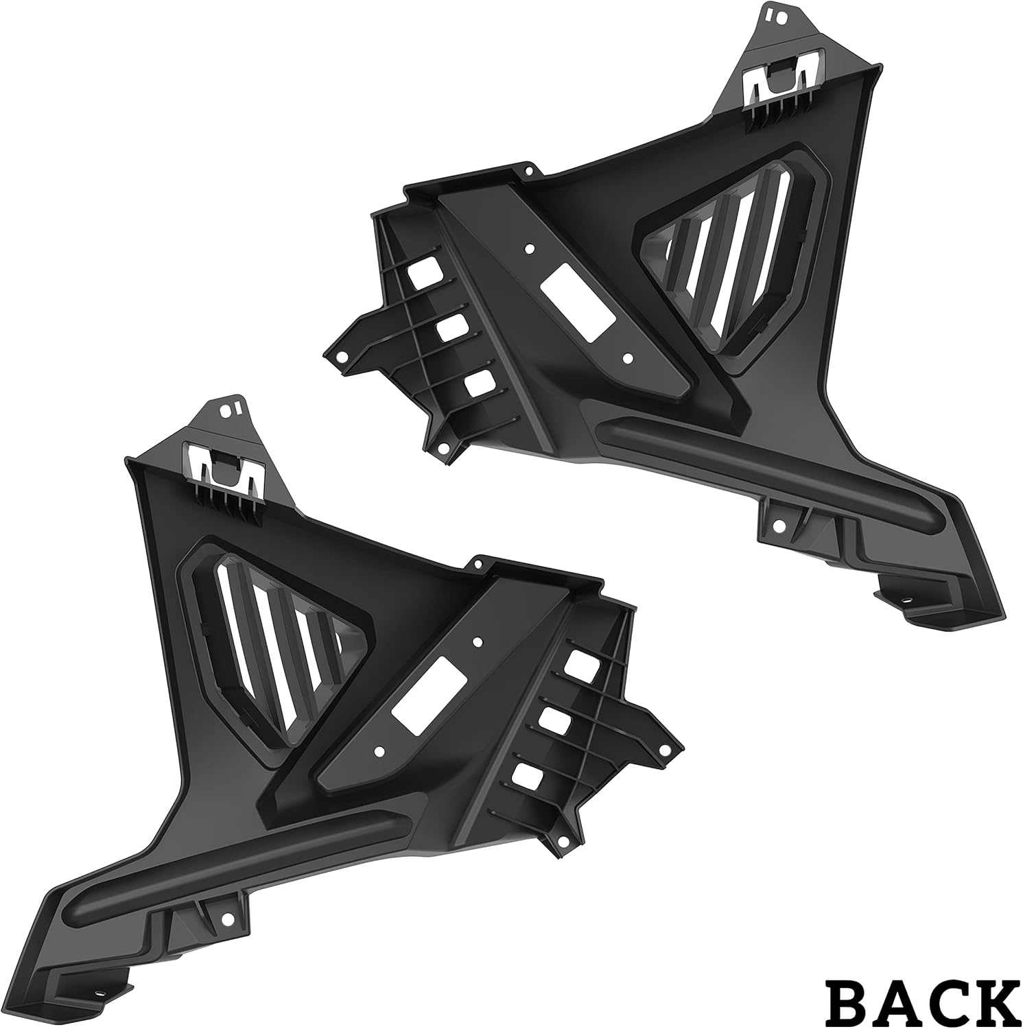 LDETXY Front Lower Accent Panel Kit for Slingshot All Models, Painted Lower Daytime Running Lights Trim Panel Upgrade Kit for Polaris Slingshot S SL SLR R LE 2014-2022 Modified Accessories (2PCS)