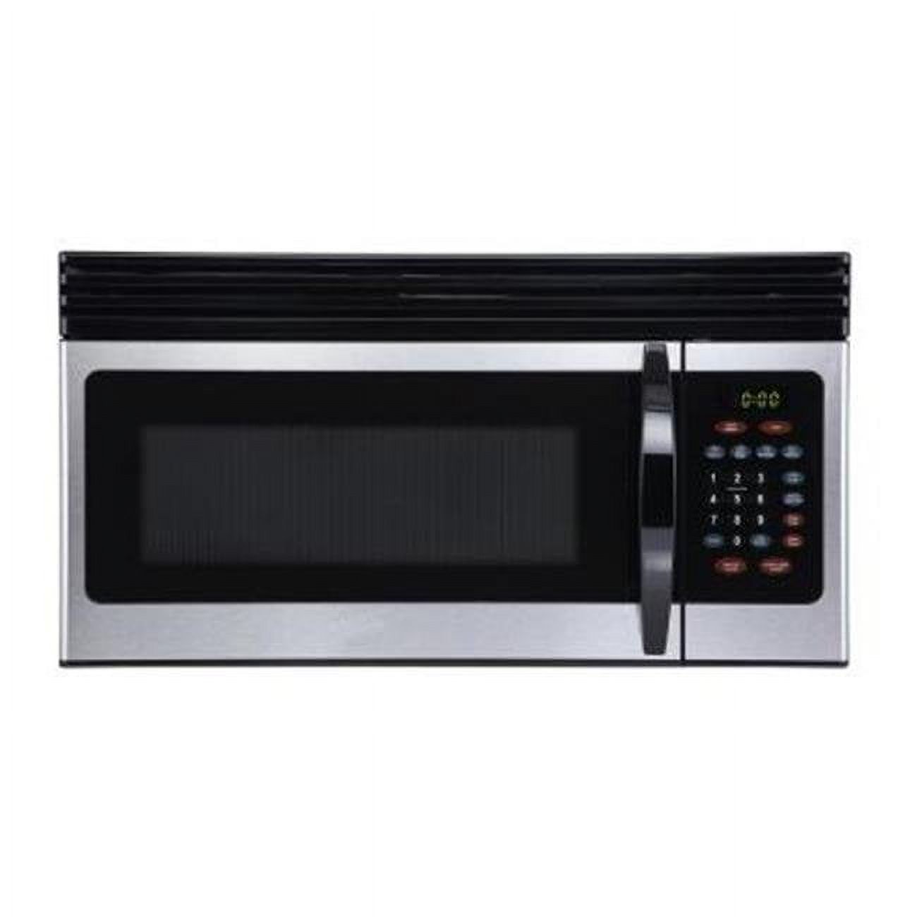 1.6 Cu. ft. Over-the-Range Microwave Oven with Top Mount Air Recirculation Vent, Stainless Steel