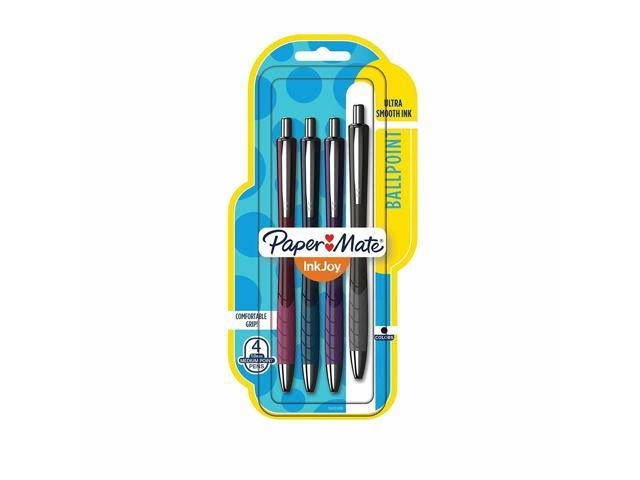 Paper Mate InkJoy 700rt Retractable Ballpoint Pens, Assorted Barrels, 4-Count