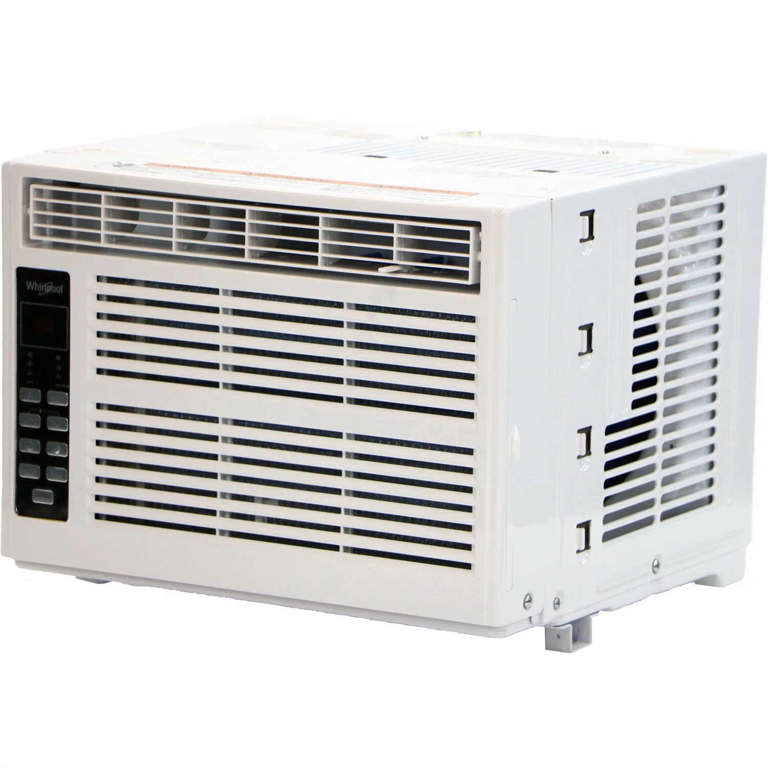 Whirlpool Energy Star 6,000 BTU 115V Window-Mounted Air Conditioner with Remote Control | Digital Display | Dehumidifier | 24H-Timer | Cooling for Living Room, Bedroom, Areas up to 250 Sq.Ft