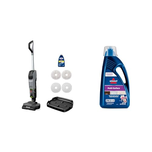 BISSELL® Spinwave Cordless Pet Hard Floor Spin Mop Cleaner 18V with washable mop pads for sealed hard floors, 23157