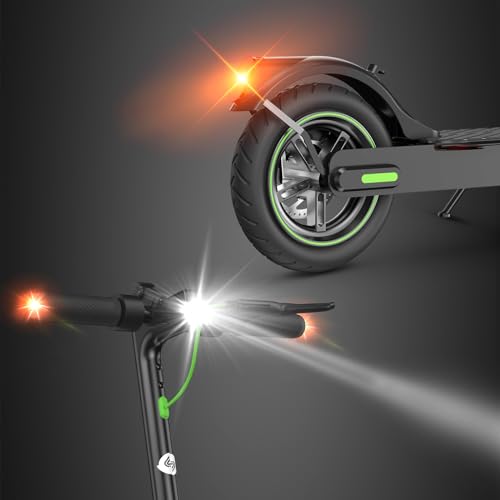 isinwheel Electric Scooter 19-31 Miles Range,19/21MPH Top Speed, 350/500/750W Motor Cruise Control Electric Scooter Adults for Commute Dual Braking System Scooter for Adult/Youth