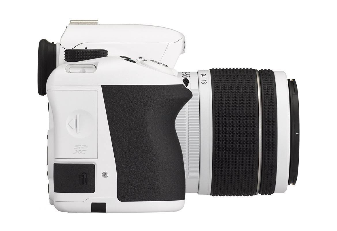 Pentax K-50 16.3 MP Digital SLR Camera - 1080p - White - DA L 18-55mm WR Lens