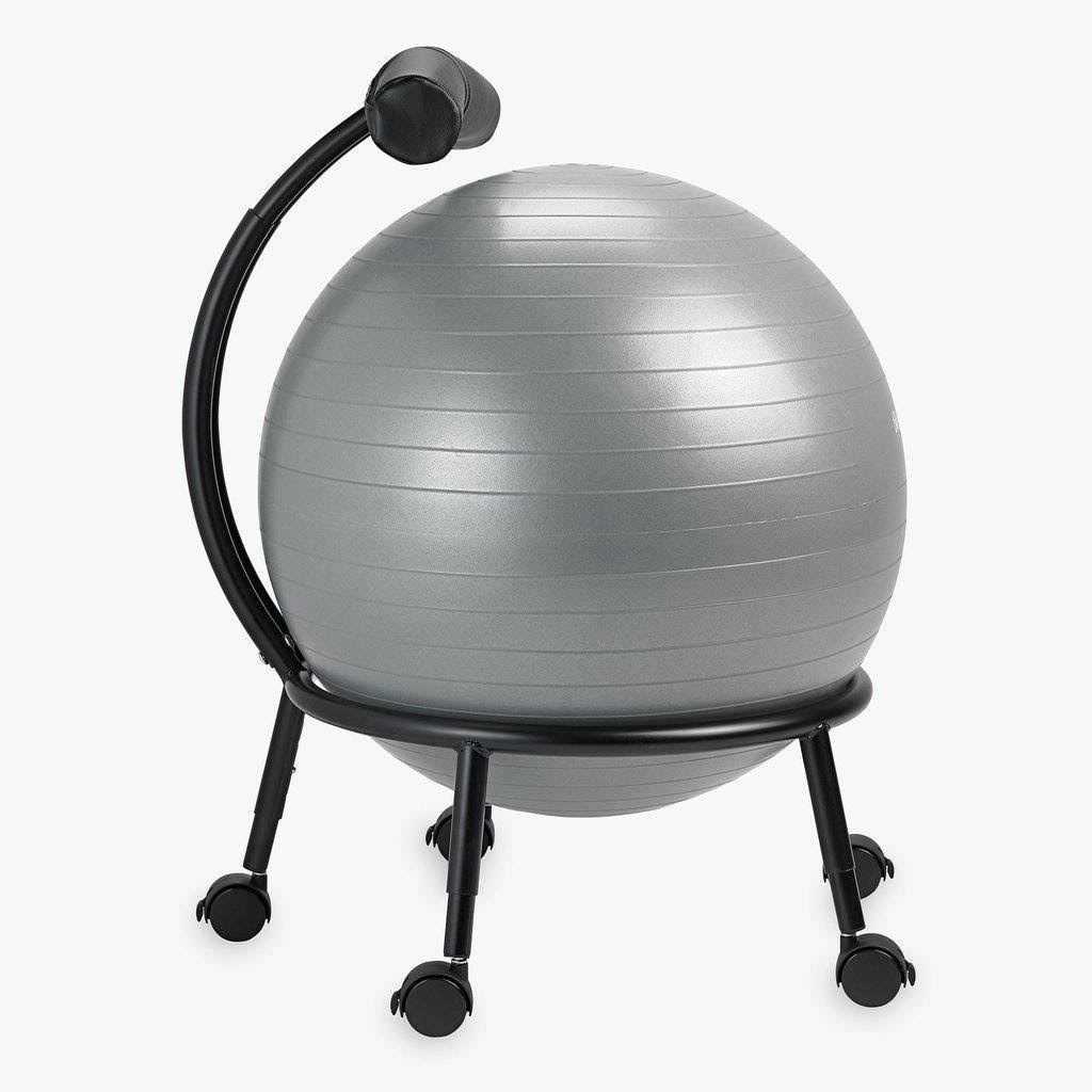 Custom Fit Yoga Balance Ball Chair - Black