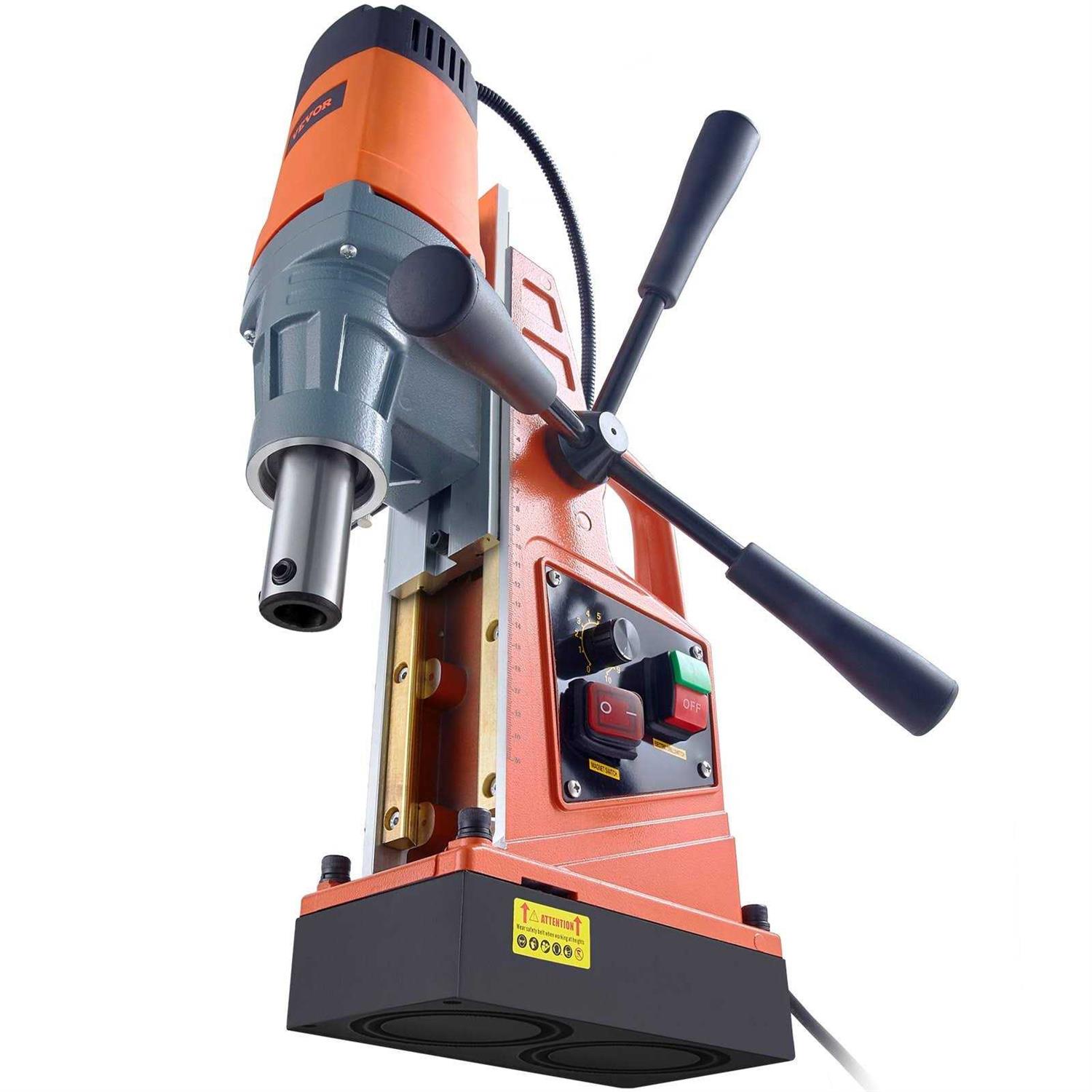 VEVOR Magnetic Drill 1550W 2 Boring Diameter 2922lbf/13000N Portable Electric Mag Drill Press with Variable Speed - Shop Hardware Tools Online Store