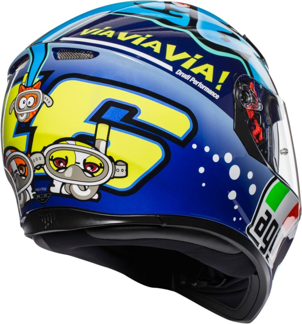 AGV K3 SV Max Vision Rossi Misano 2015 Full Face Helmet