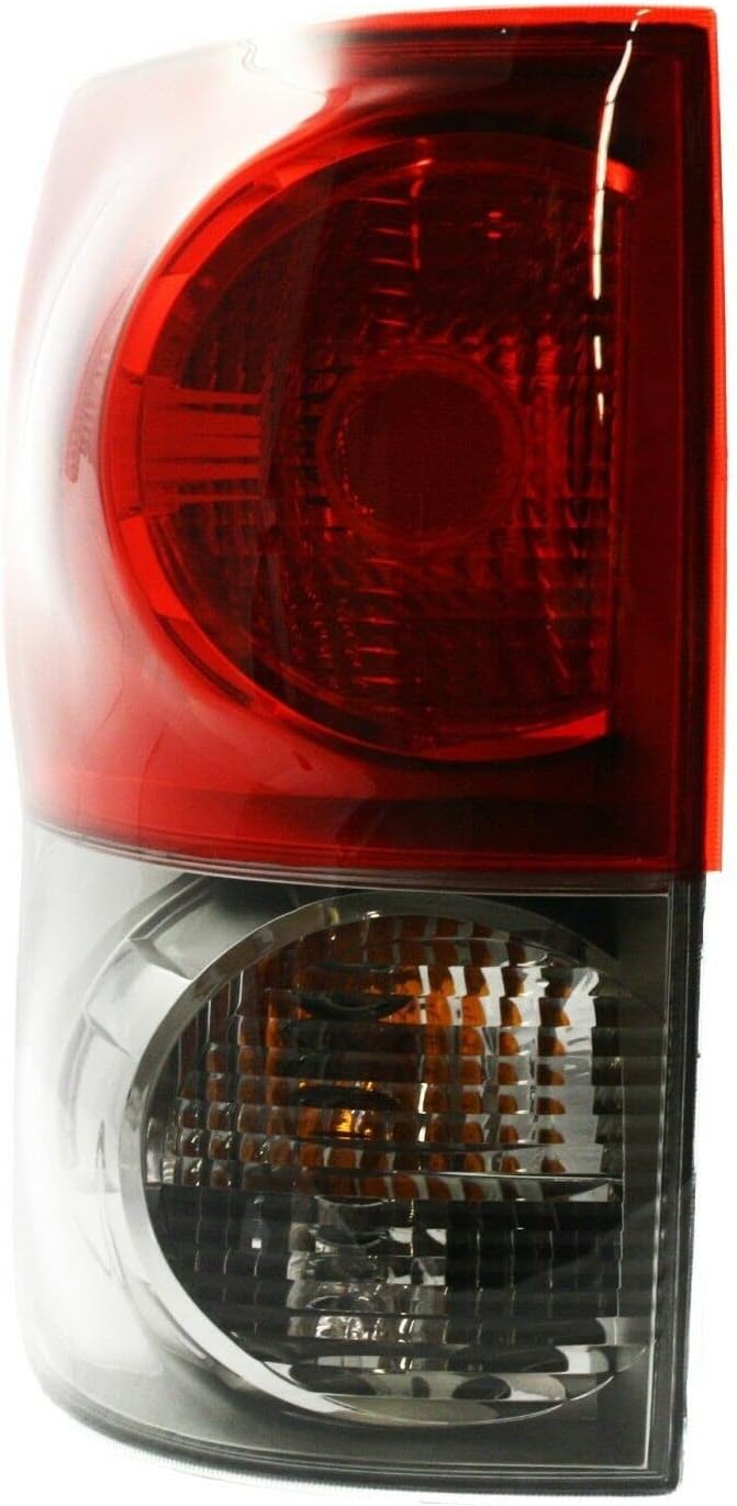 Driver Side TailLight for 2007 2008 2009 Toyota Tundra. Direct replacement for TO2800165, 815600C070 Pack of 2