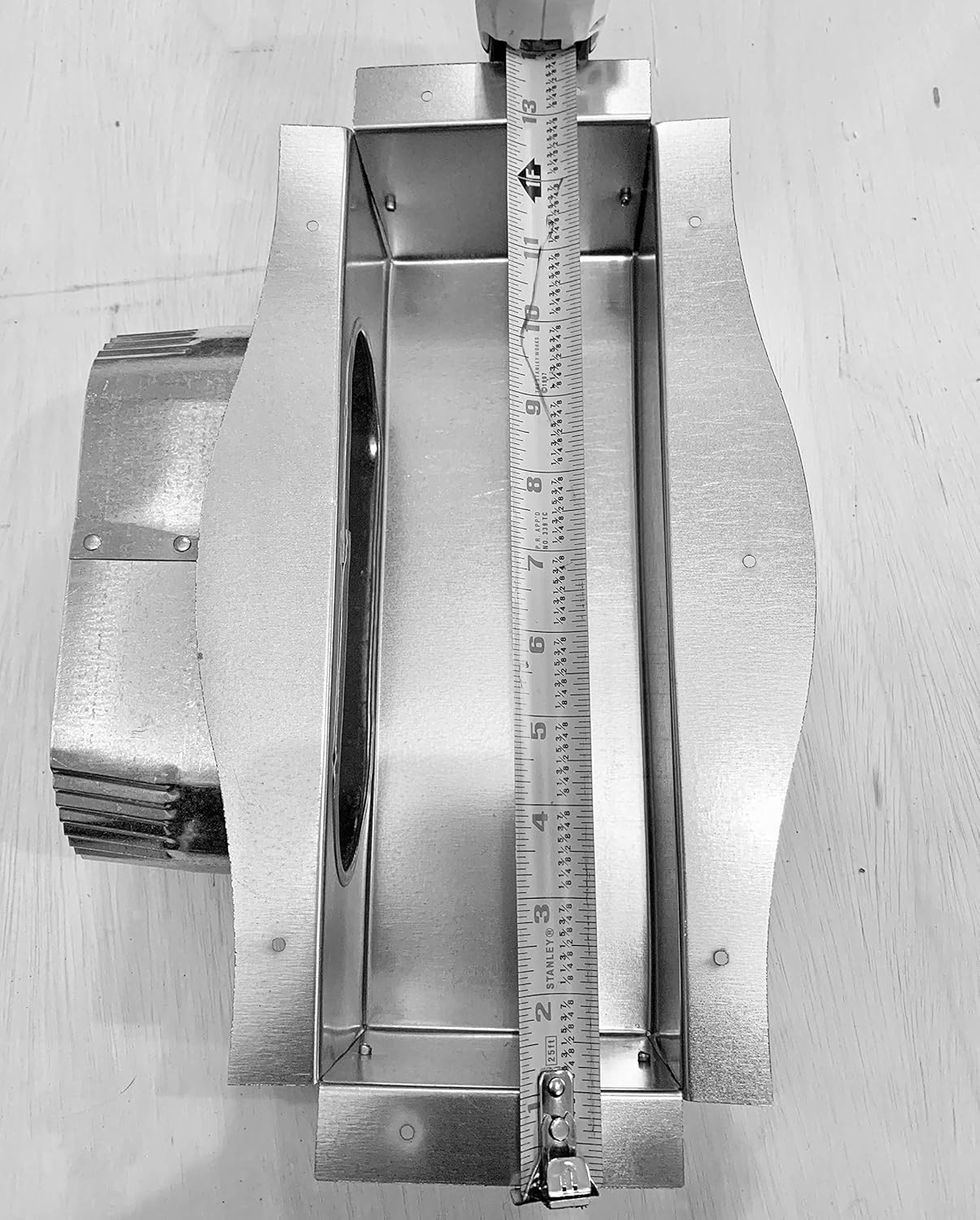 Pre-Assembled Under Cabinet Toe Kick Ducting Kit - Floor Vent Kit