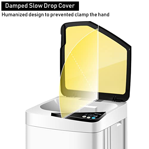Waterjoy Portable Washing Machines, 7.7 lbs Load Capacity Portable Washer and Dryer Combo with Built-in Barrel Light & LED Display for Household and Apartment