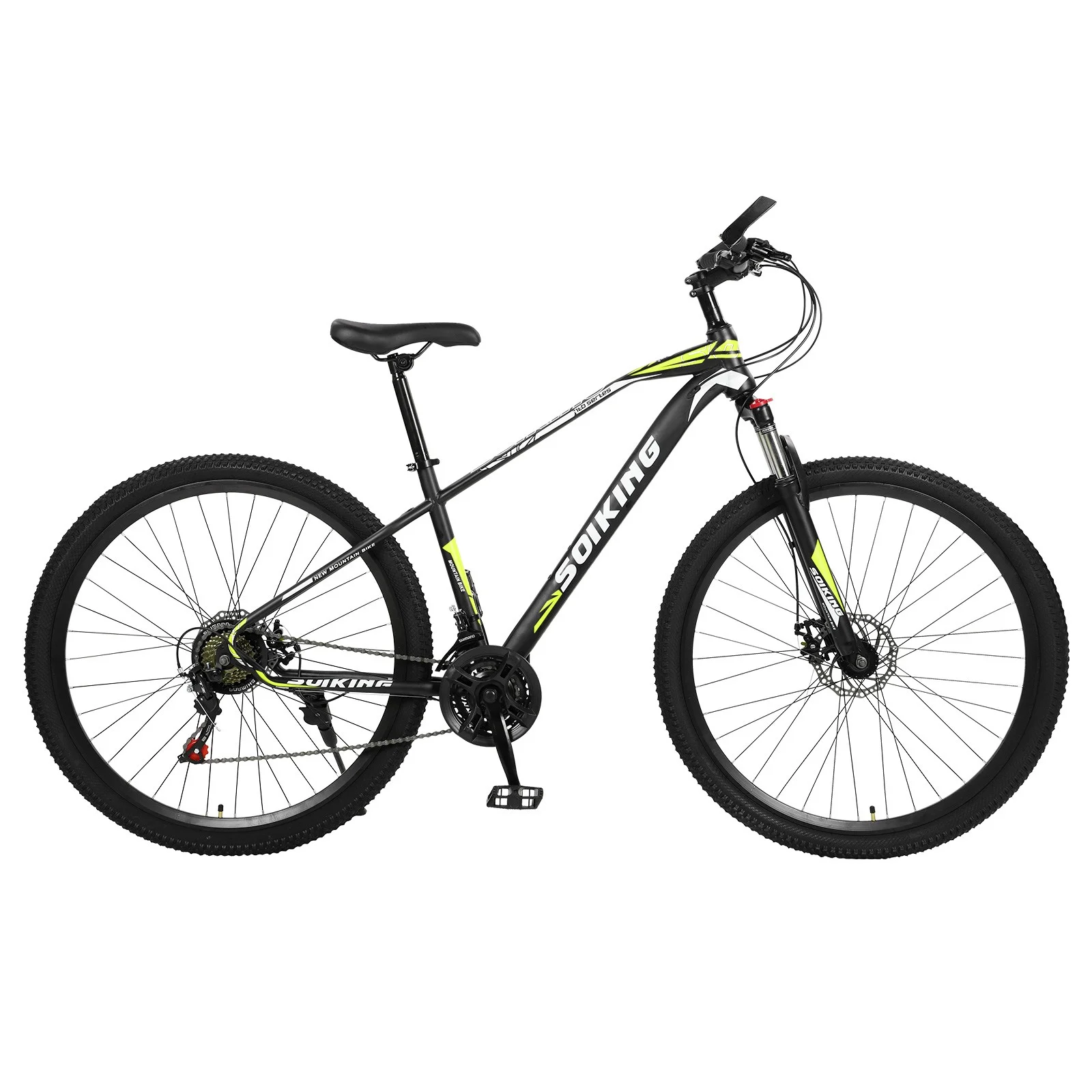 Guzom Adult Mountain Bikes- Mountain Bike 26-inch Outdoor Sports, 21-Speed , Suitable for Men and Women