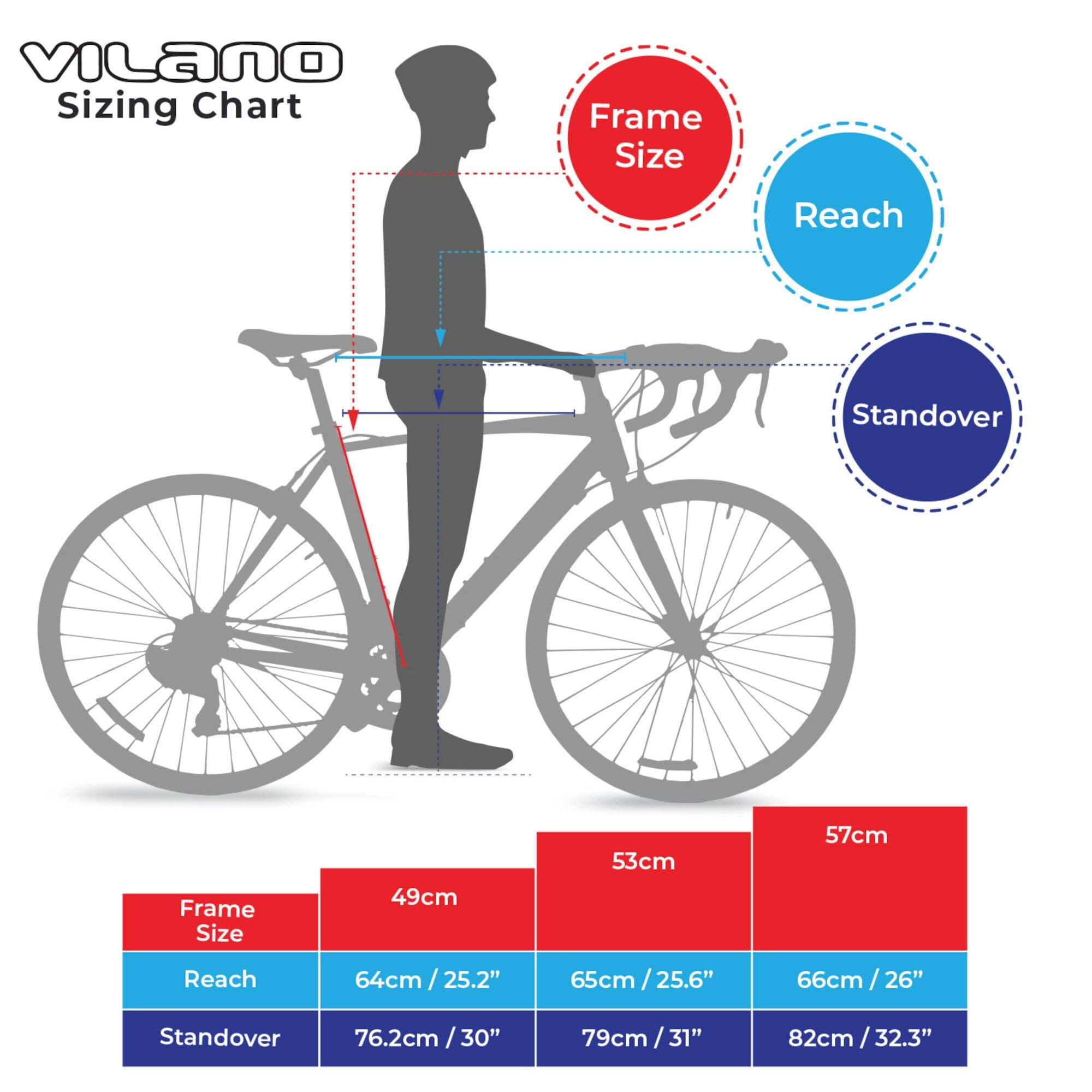 Vilano Shadow 3.0 Road Bike with Integrated Shifters - 57 cm