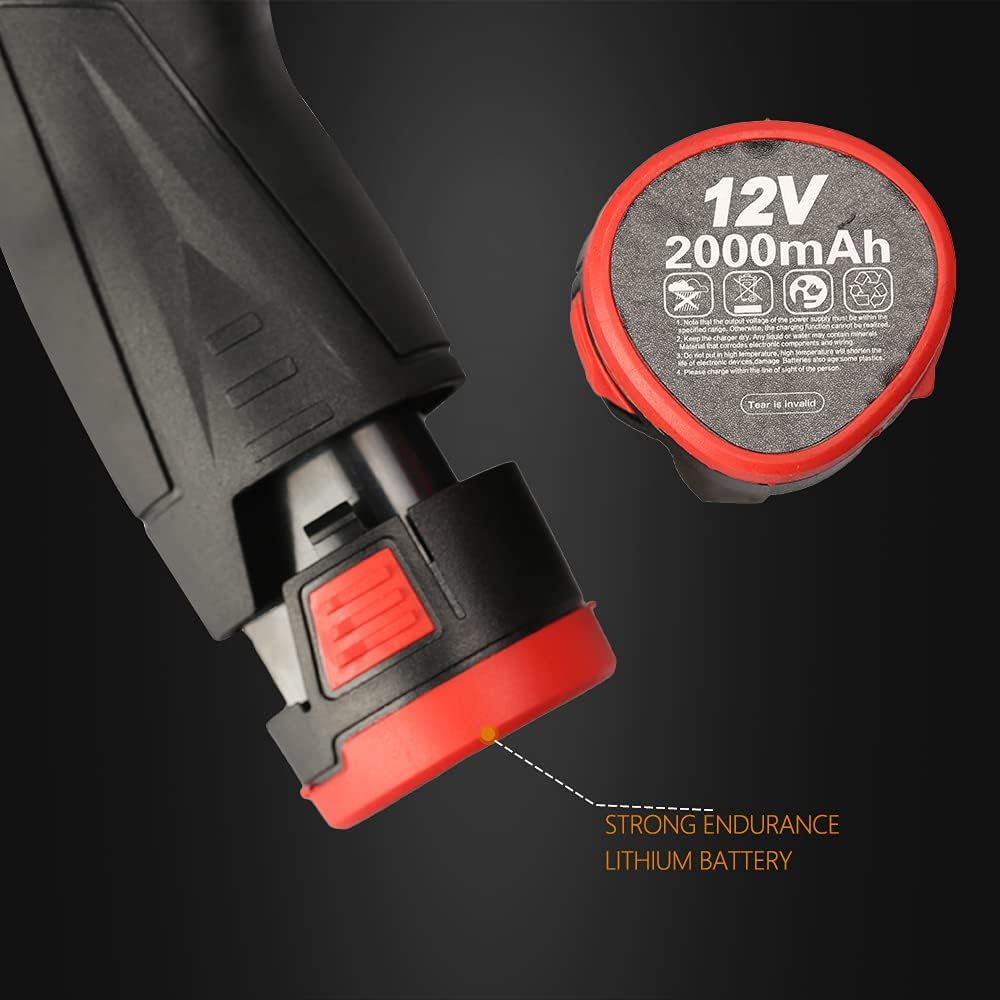 SPTA Cordless Mini Car Polisher, 12V Micro Cordless Scratches Killer Car Polisher RO/DA Mini Car Polisher for polishing, Sanding and Cleaning