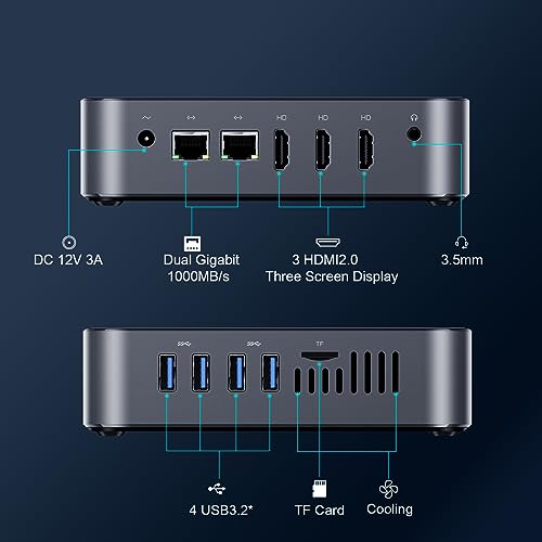 DreamQuest Mini Desktop Computer Windows 11 Pro Preinstalled N95 Pro