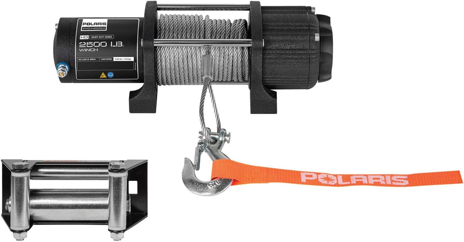 Polaris Genuine Accessories 15-18 Polaris SPORTS850 HD 2500-LB Integrated Winch Kit (Steel Cable)