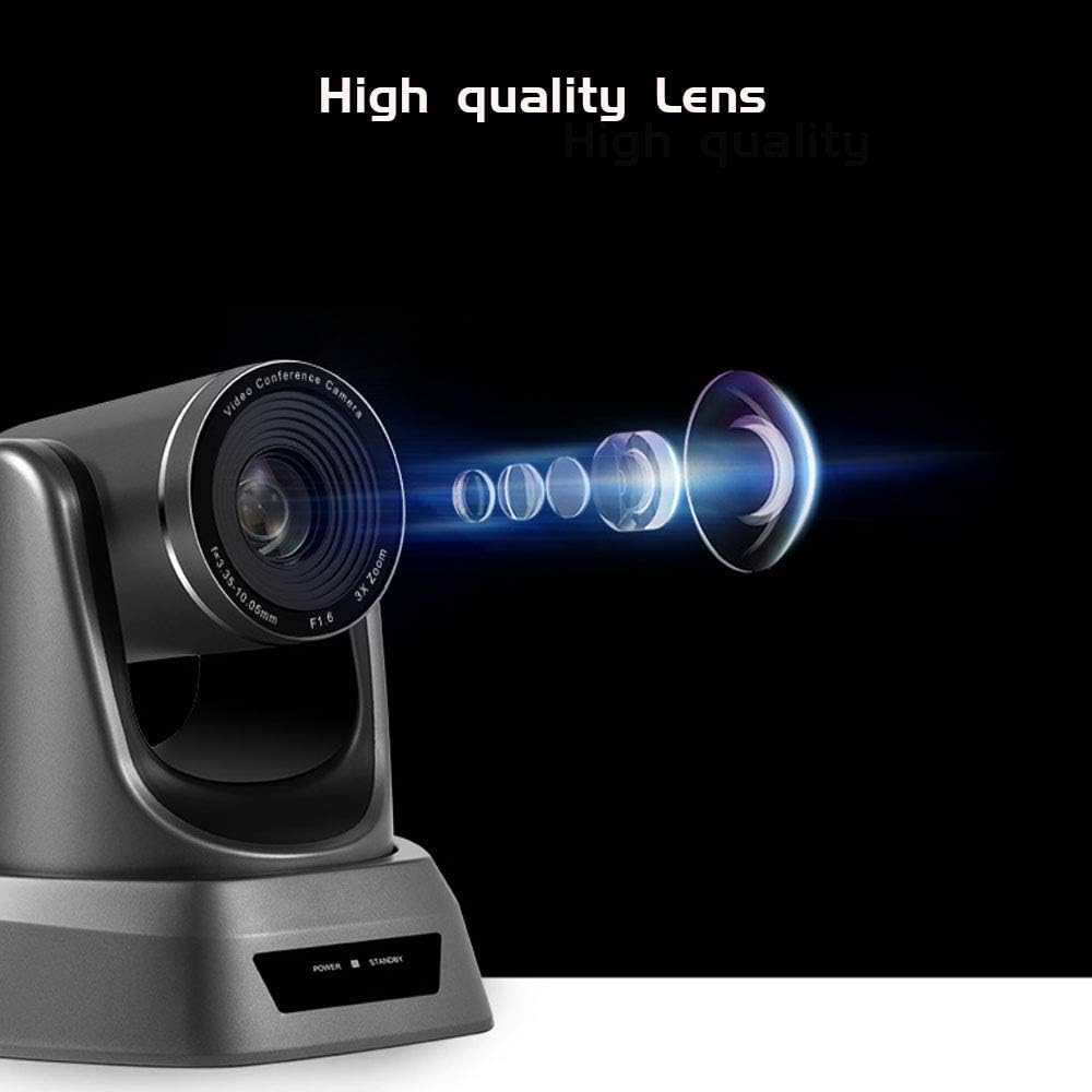 Conference Room Camera Full HD 1080p USB PTZ Video Conference Camera for Business Meetings Wide Angle More Optical Zoom (10x Optical USB)