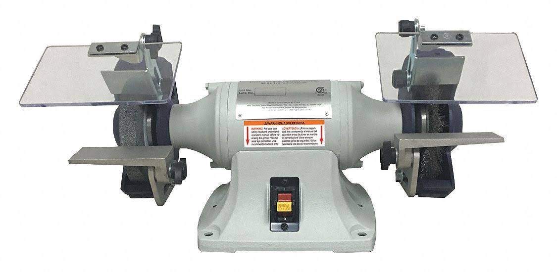 Dayton 2LKR5 Bench Grinder, 6 in, 1/4 HP, 115V, 3 A