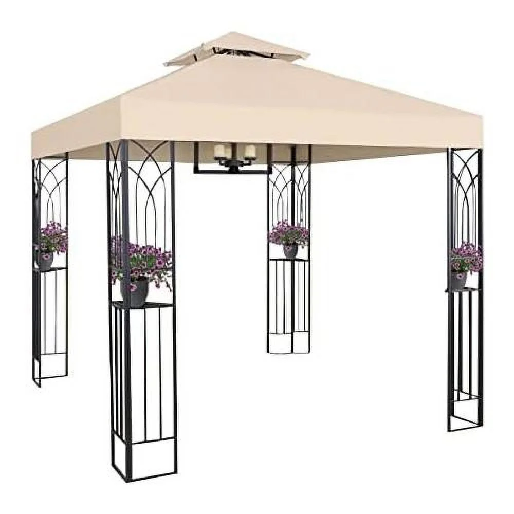 Replacement Canopy Top Cover Compatible With The HIO 8X8 Gazebo - Riplock 350 - Curated Treasures Market
