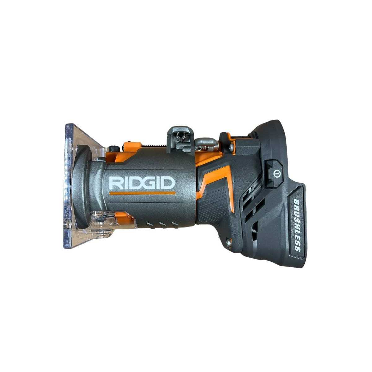 RIDGID 18-Volt OCTANE Cordless Brushless Compact Fixed Base Router with 1/4 in. Bit Round and Square Bases and Collet Wrench - Shop Hardware Tools Online Store