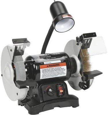 Ironton 8in. Variable Speed Benchtop Grinder - 3/4 HP, 2,000-3,400 RPM
