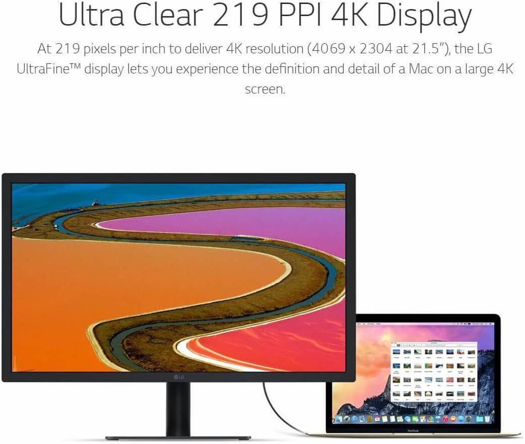 LG 22MD4KA-B UltraFine 4K Display 21.5" UHD 4096x2304 4xUSB-C