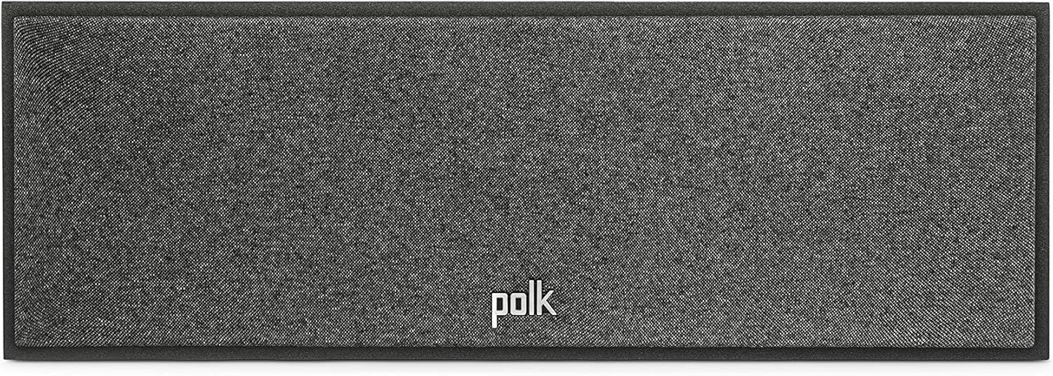 Polk Monitor XT30 Compact Center Channel Speaker - Hi-Res Audio Certified, Dolby Atmos & DTS:X Compatible, 1 Terylene Tweeter & Dual 5.25 Dynamically Balanced Woofer, Midnight Black