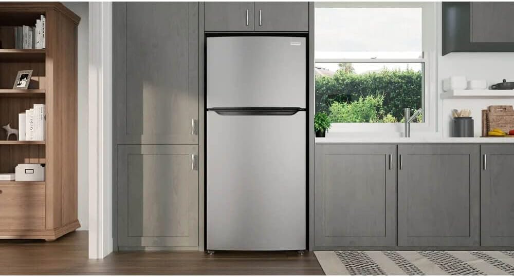 frigidaire FFTR1835VS 18.3 Cu. Ft. Stainless Top-Freezer Refrigerator