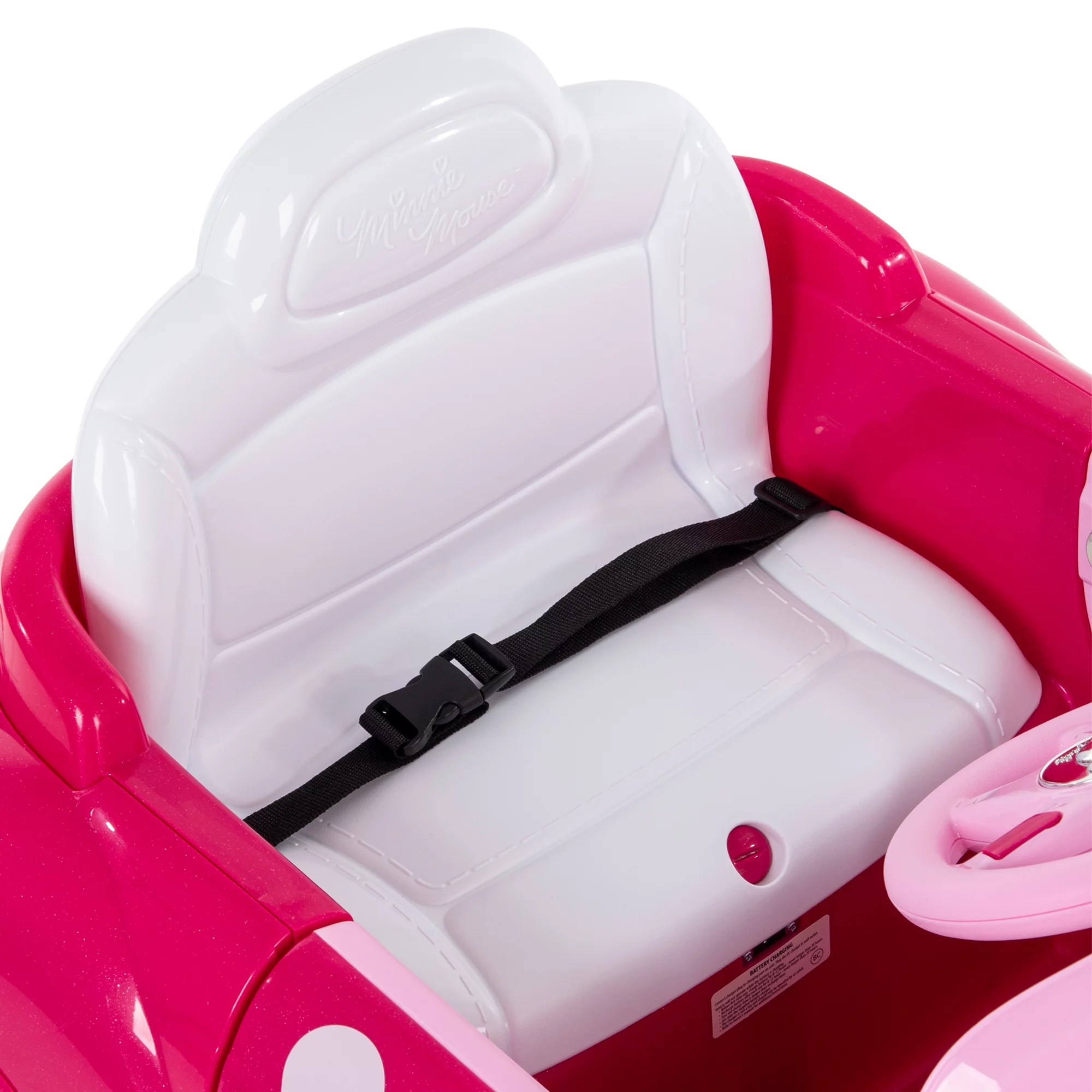 Disney Minnie Mouse Convertible Car 6 Volts Electric Ride-on, for Children Ages 3+ years, by Huffy