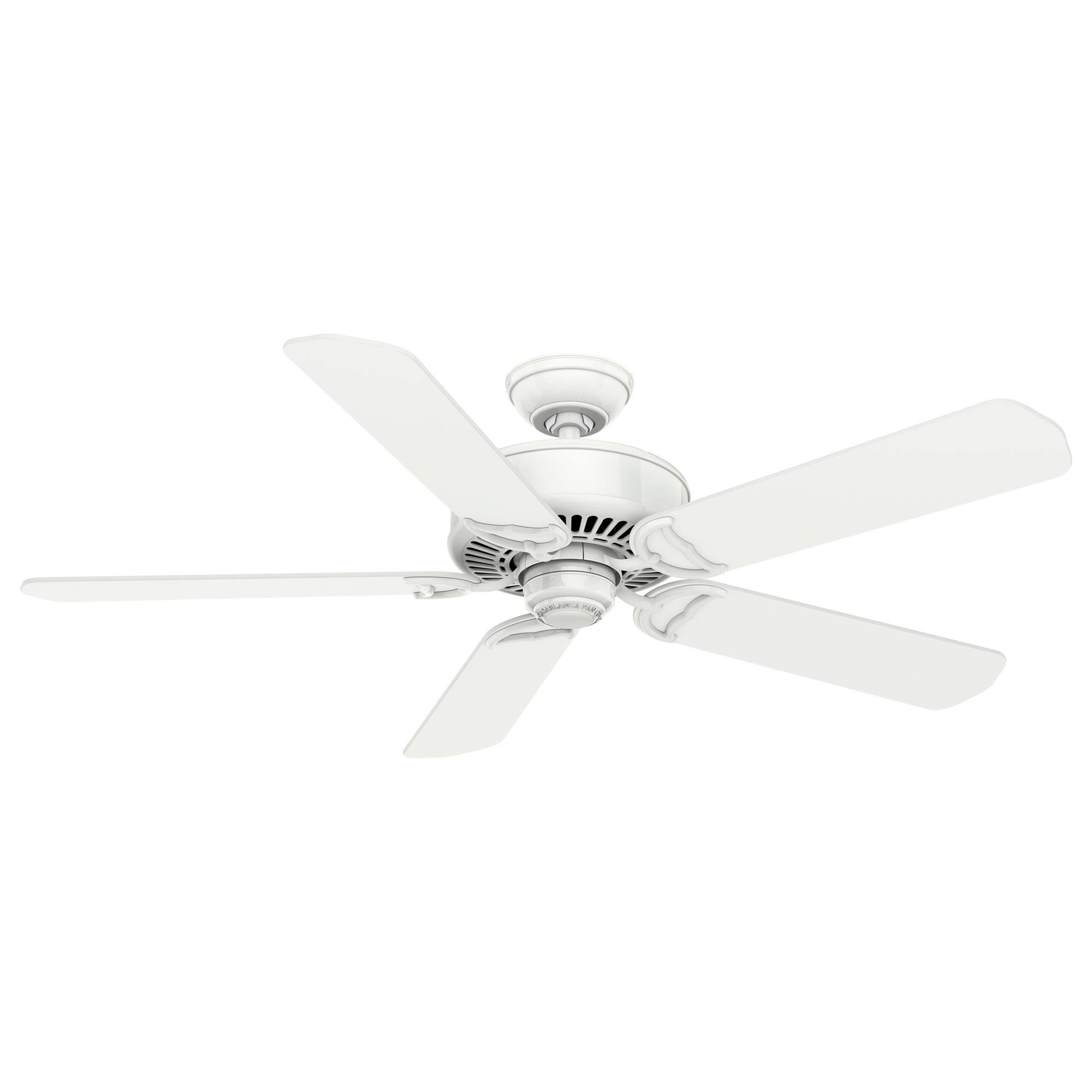 Casablanca Panama DC 54x22 Ceiling Fan - Snow White - Snow White Blades