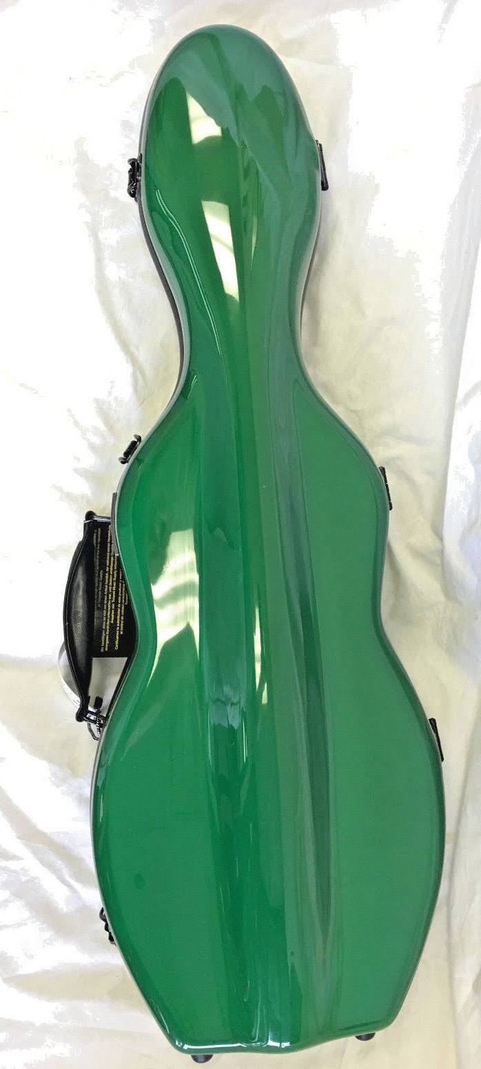 Tonareli Fiberglass Violin 4/4 Full Hard Case - Green - New