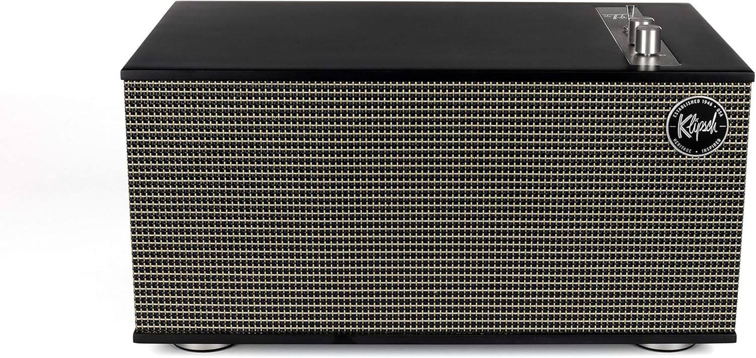 Klipsch Heritage Wireless The Three II Tabletop Stereo in Matte Black