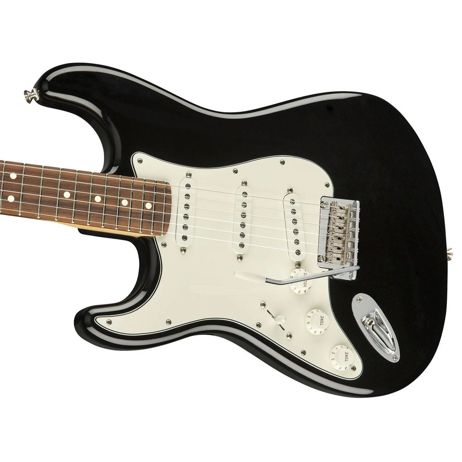 Fender Player Stratocaster Left-Handed Electric Guitar (Black, Pau Ferro Fingerboard)