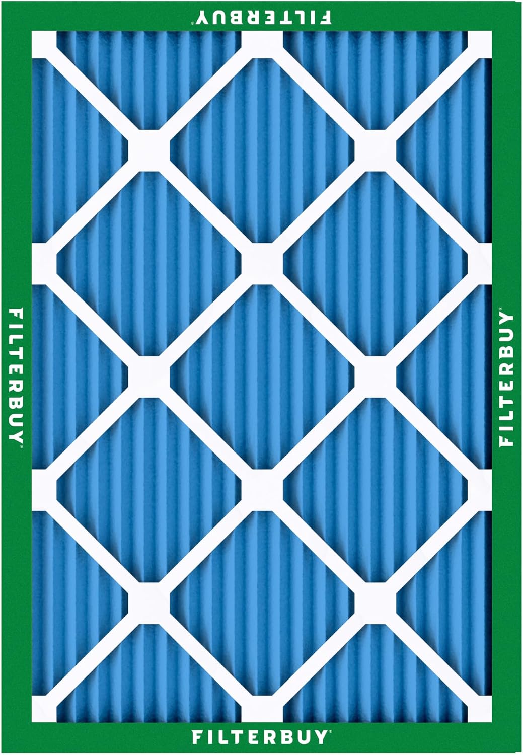 Filterbuy 24x30x2 Air Filter MERV 13 Optimal Defense (6-Pack), Pleated HVAC AC Furnace Air Filters Replacement (Actual Size: 23.50 x 29.50 x 1.75 Inches)