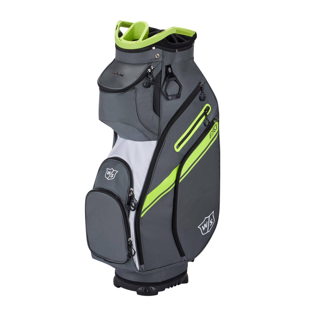 Wilson Staff Exo II Cart Bag - Charcoal White Lime